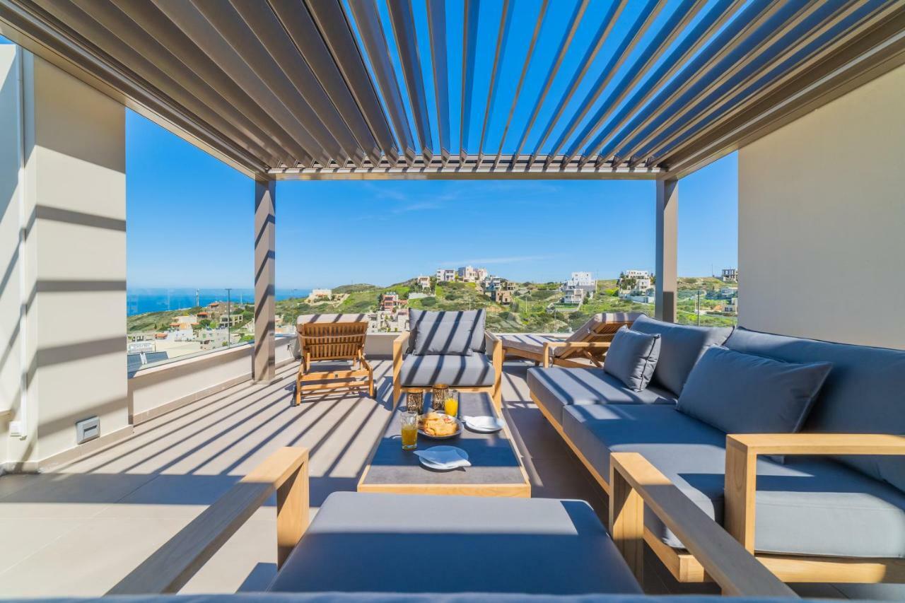 Villa Grande Crete Agia Pelagia  Bagian luar foto