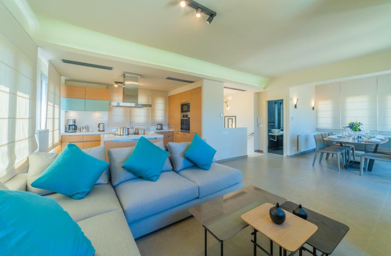 Villa Grande Crete Agia Pelagia  Bagian luar foto